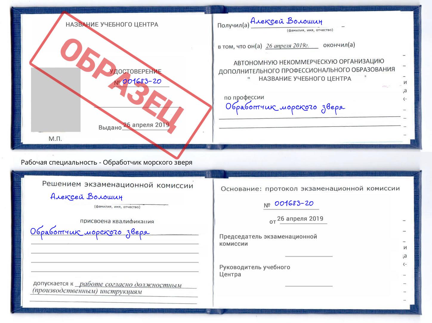 Обработчик морского зверя Кириши